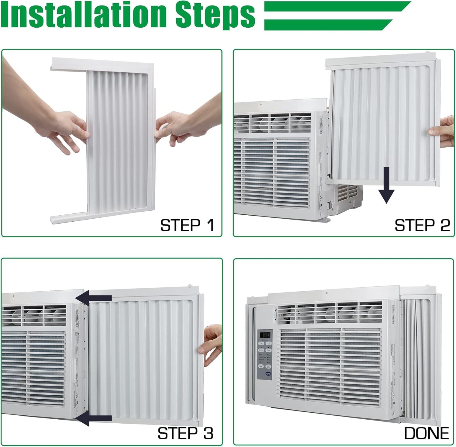 Replacement Window AC Side Panels & Frames