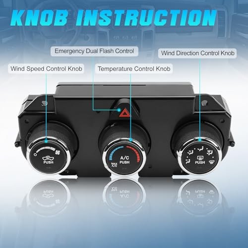 A/C Heater Climate Control Module Compatible with Ram 2500 3500 4500 5500#