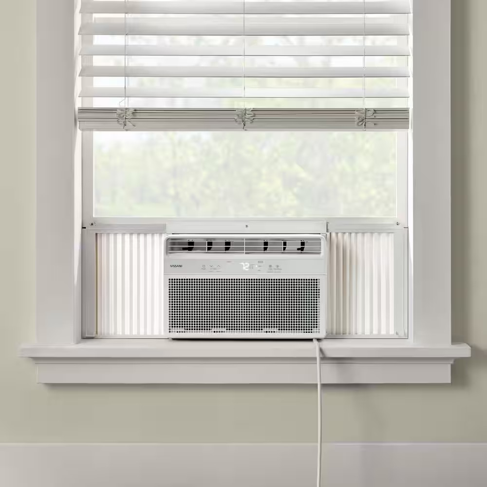 5,000 BTU 115-Volt Window Air Conditioner Cools 150 Sq. Ft. with Remote and Dehu