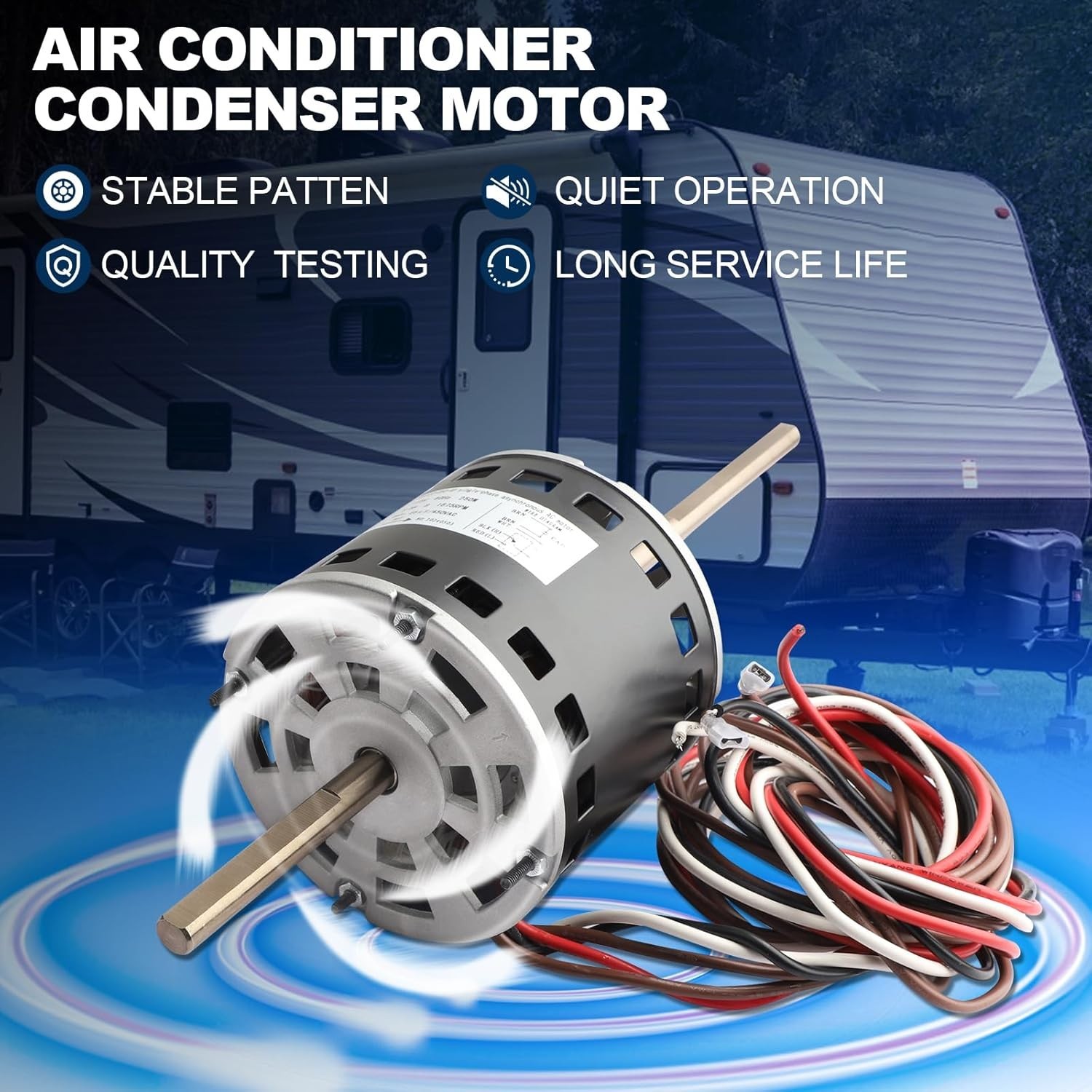 High-Performance RV Air Conditioner Condenser Fan Motor