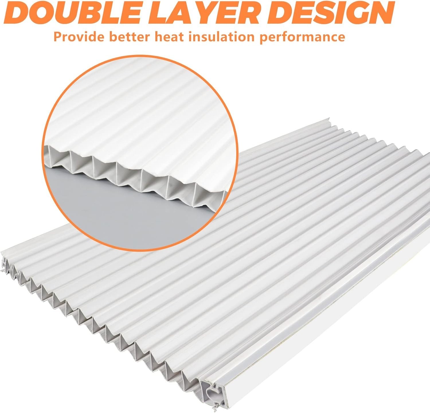 Window AC Insulation Side Panels – Easy Install, Double Layer Design
