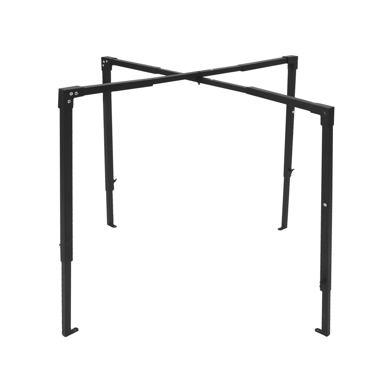 Ac Security Cage, Air Conditioner Cage, Adjustable Air Conditioner Cage Black