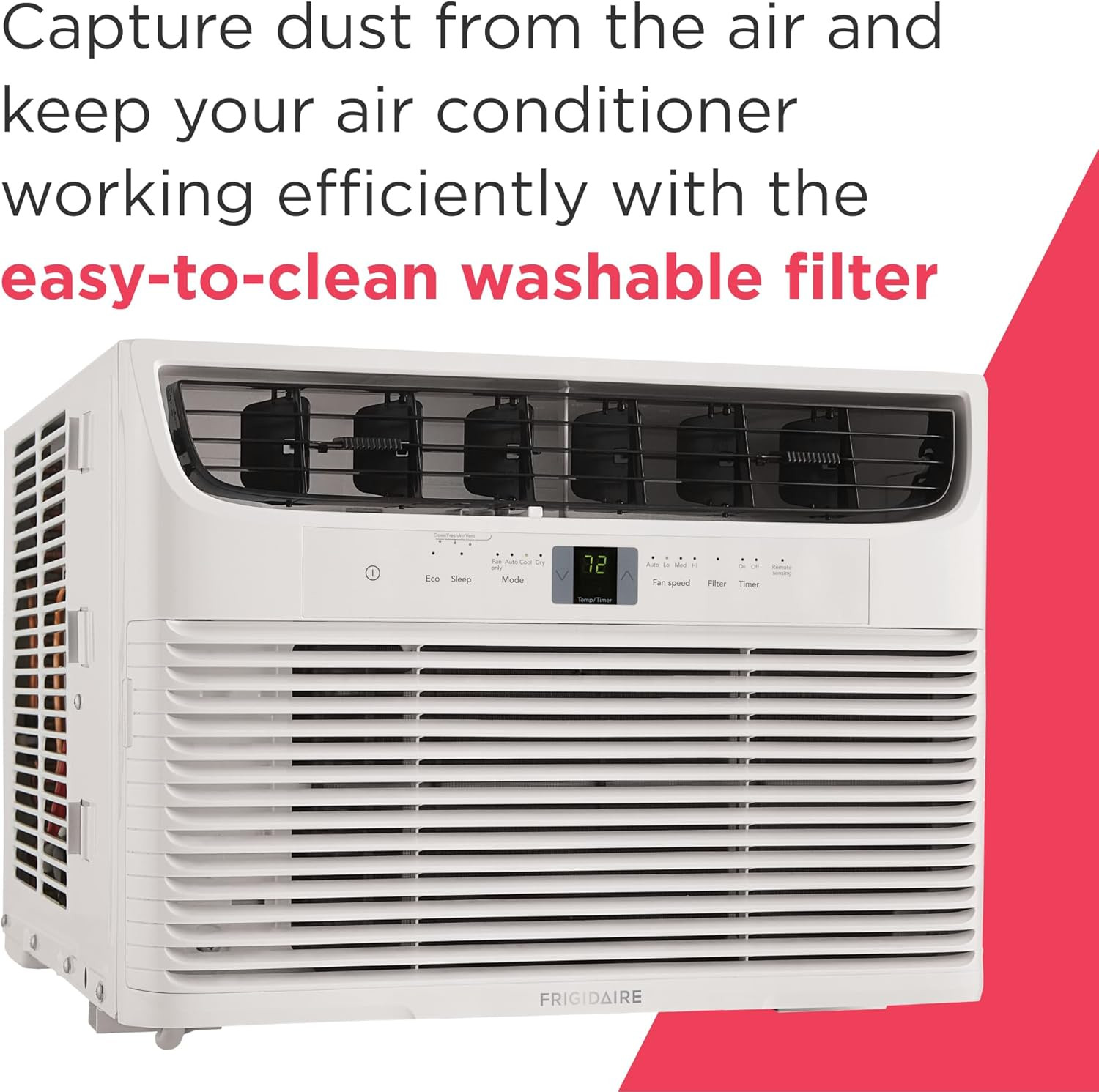 Frigidaire 12,000 BTU Window Air Conditioner with Remote Control, Cools up to 55