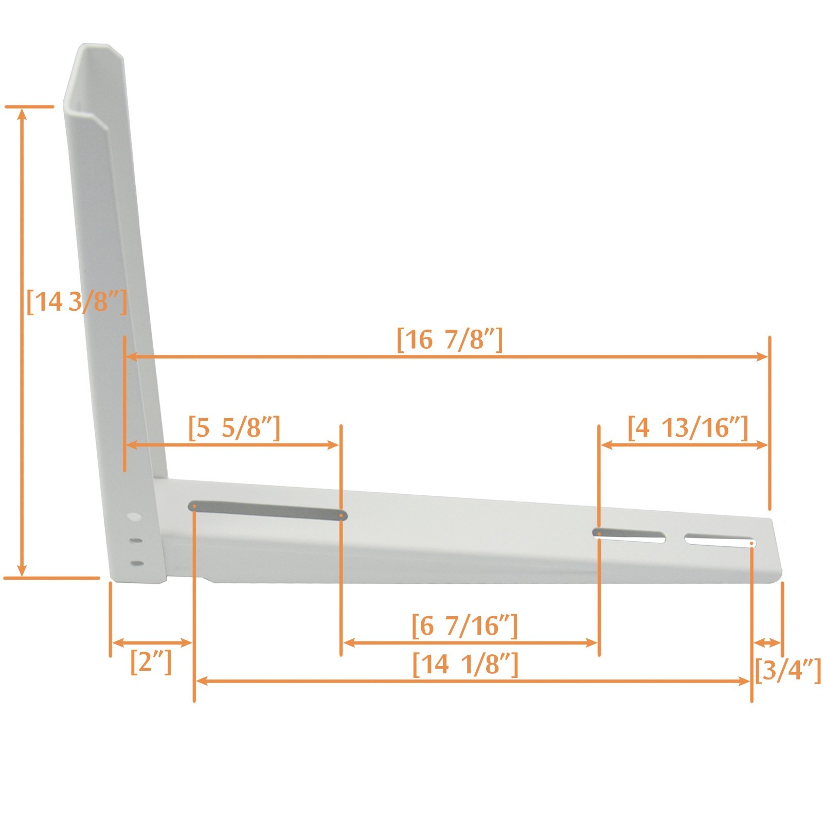 Ductless Mini Split AC Wall Mount Bracket for 7000-15000 BTU Units – Heavy Duty