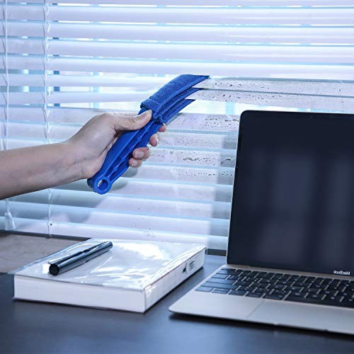 Window Blind Cleaner Duster Brush with 5 Microfiber Sleeves – Blind Cleaner