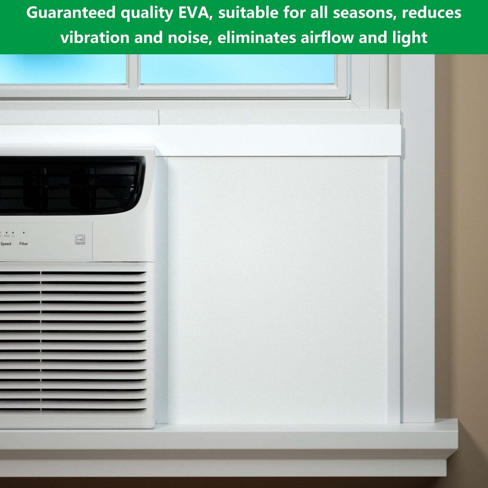 SZKXMJ Window AC Foam Panel WHITE