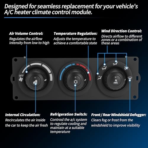 A/C Heater Climate Control Module for Kenworth Truck 2006-2026 Up HVAC Control
