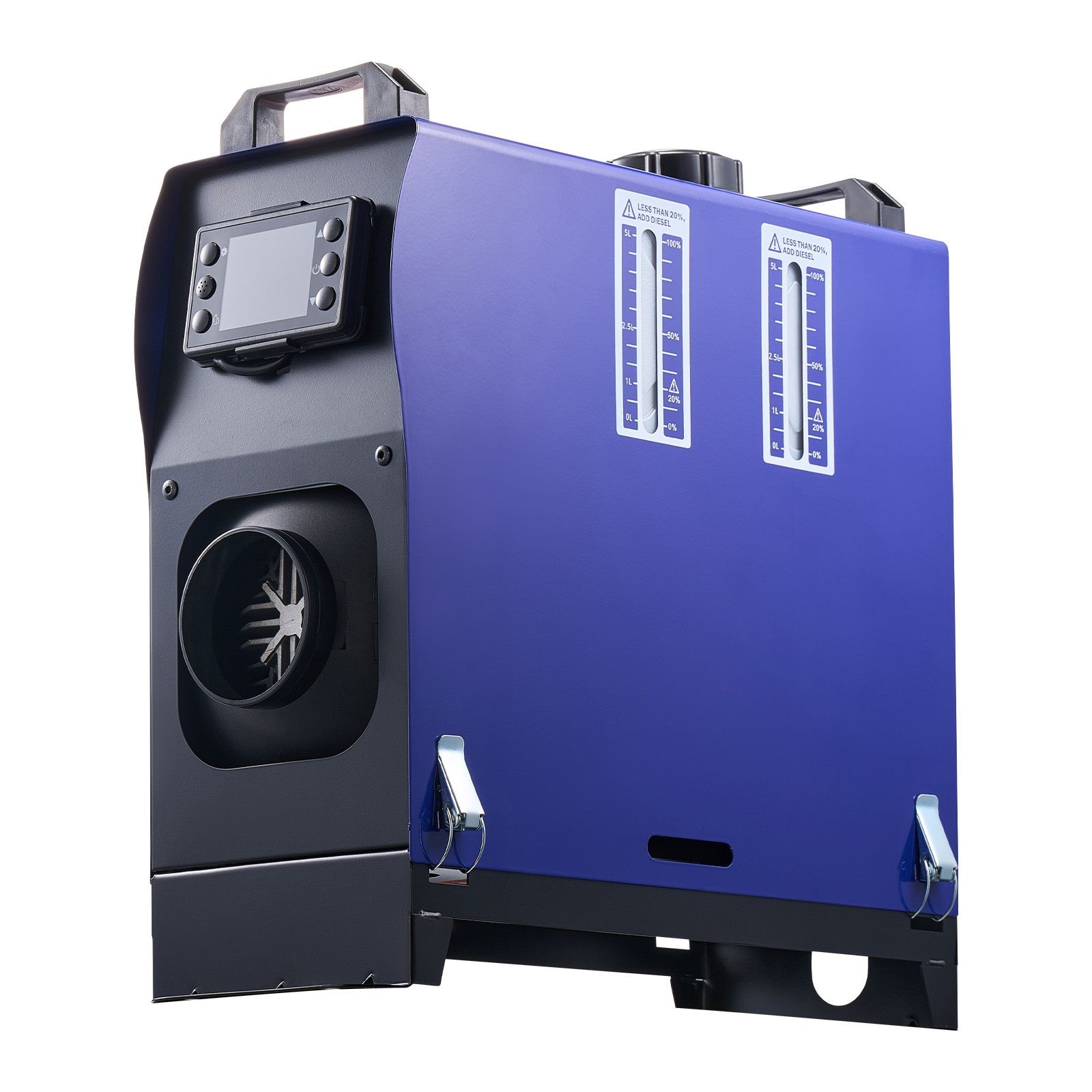 8KW 12V/ 24V Portable Diesel Air Heater with Remote, LCD Screen, 1.3 Gal Tank