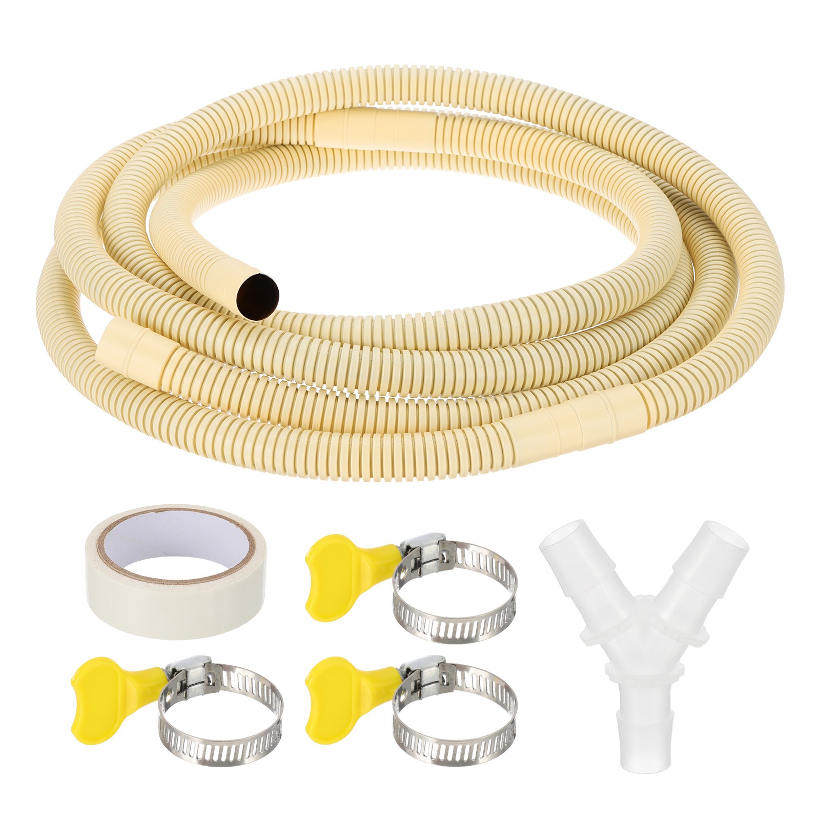 6.5Ft Air Conditioner Drain Hose Universal AC Drain Hose with Y-Shaped Connector