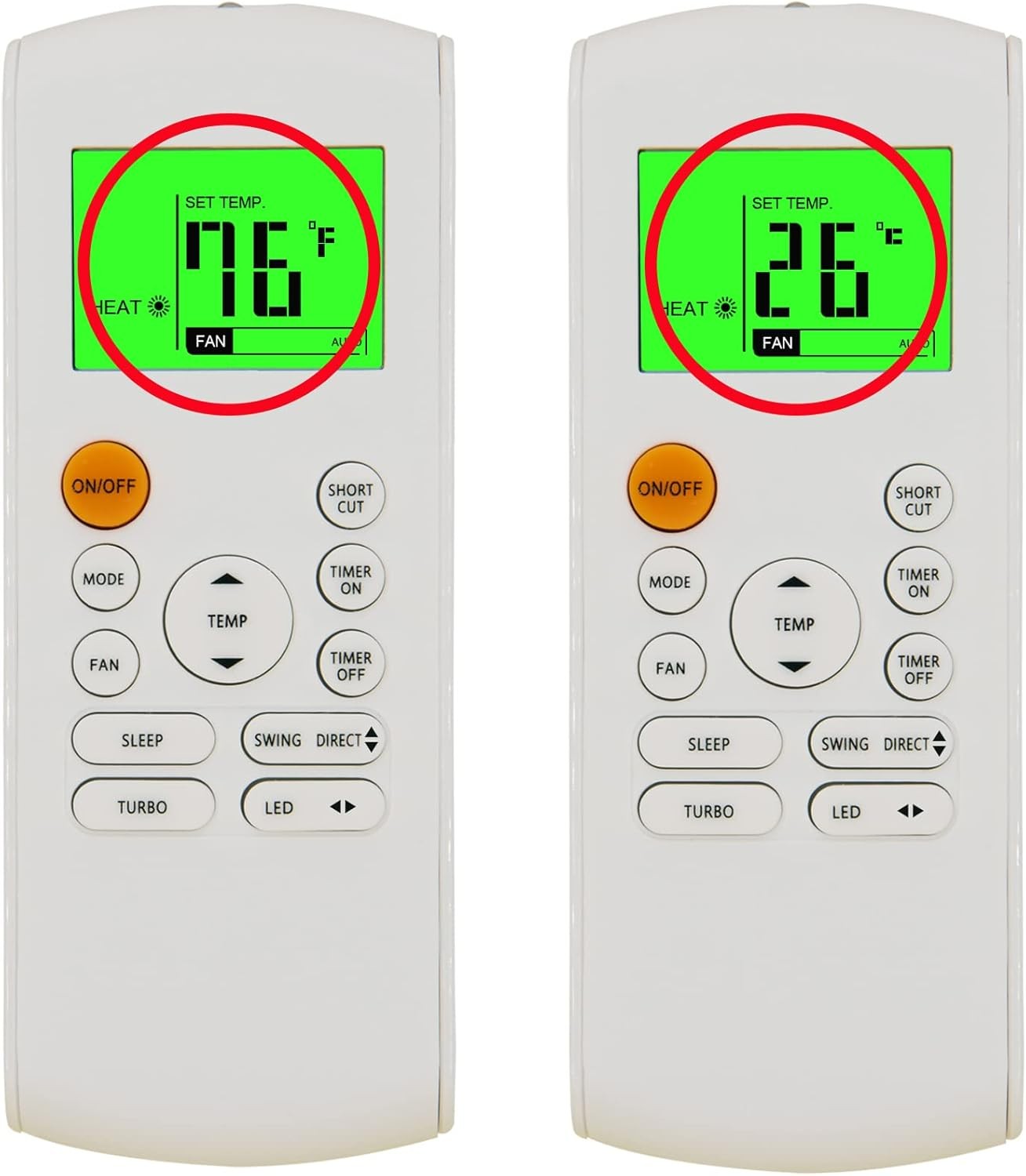 Replacement Remote Control for Midea MRCOOL FRIMEC Klimaire AC Air Conditioner