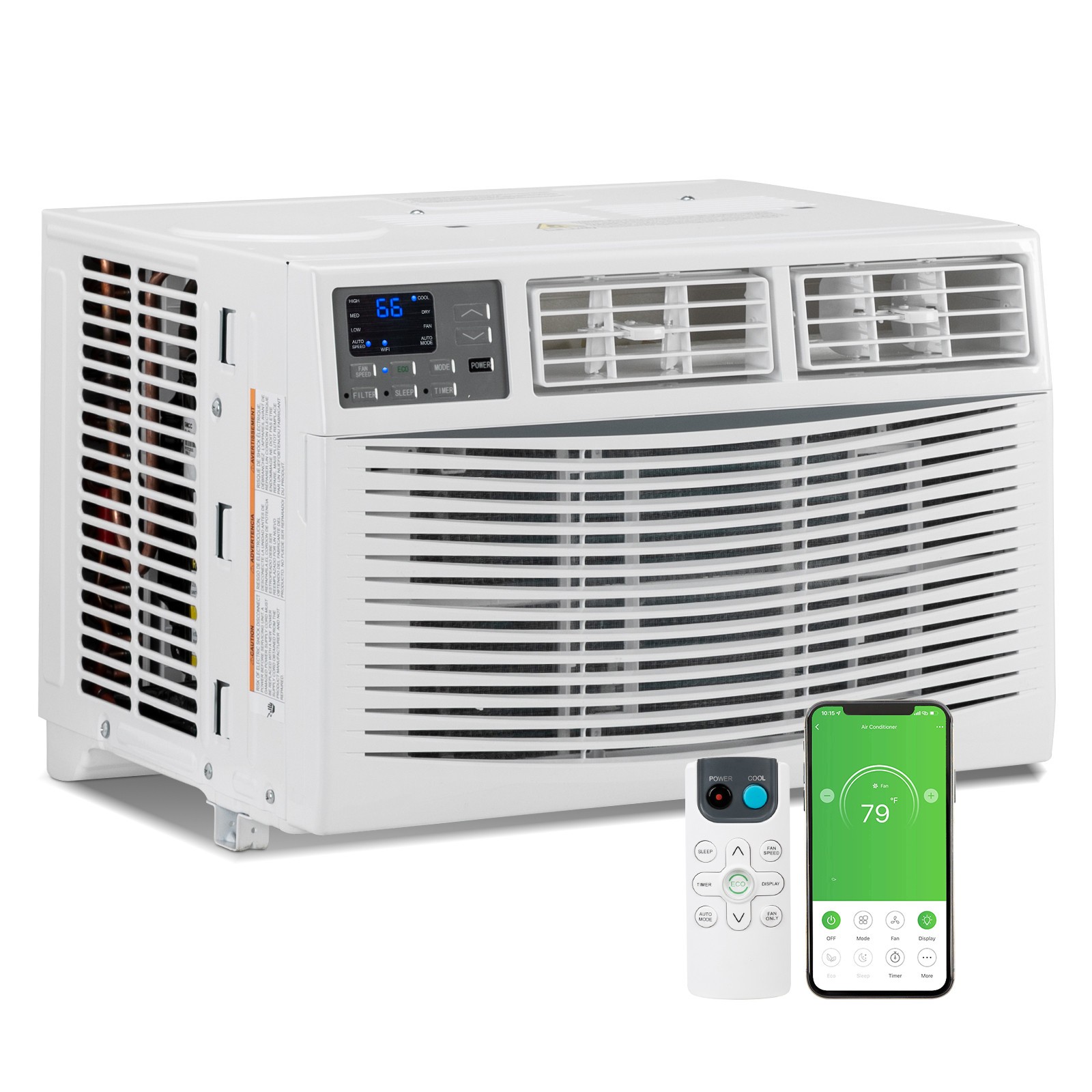 24000 BTU Window Air Conditioner with Remote, WiFi, Energy Saving Window AC Unit