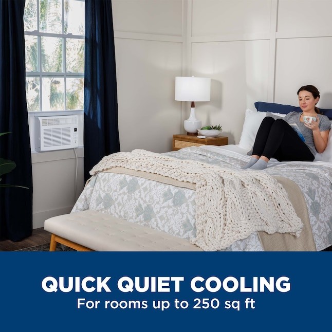 GE 6,000 BTU Electronic Window Air Conditioner up to 250 sq ft. (Refurbished)