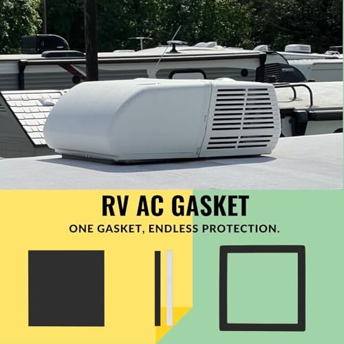 4”x4” RV Air Conditioner Gasket Replacement, One-Piece RV AC Gasket and Seal 1