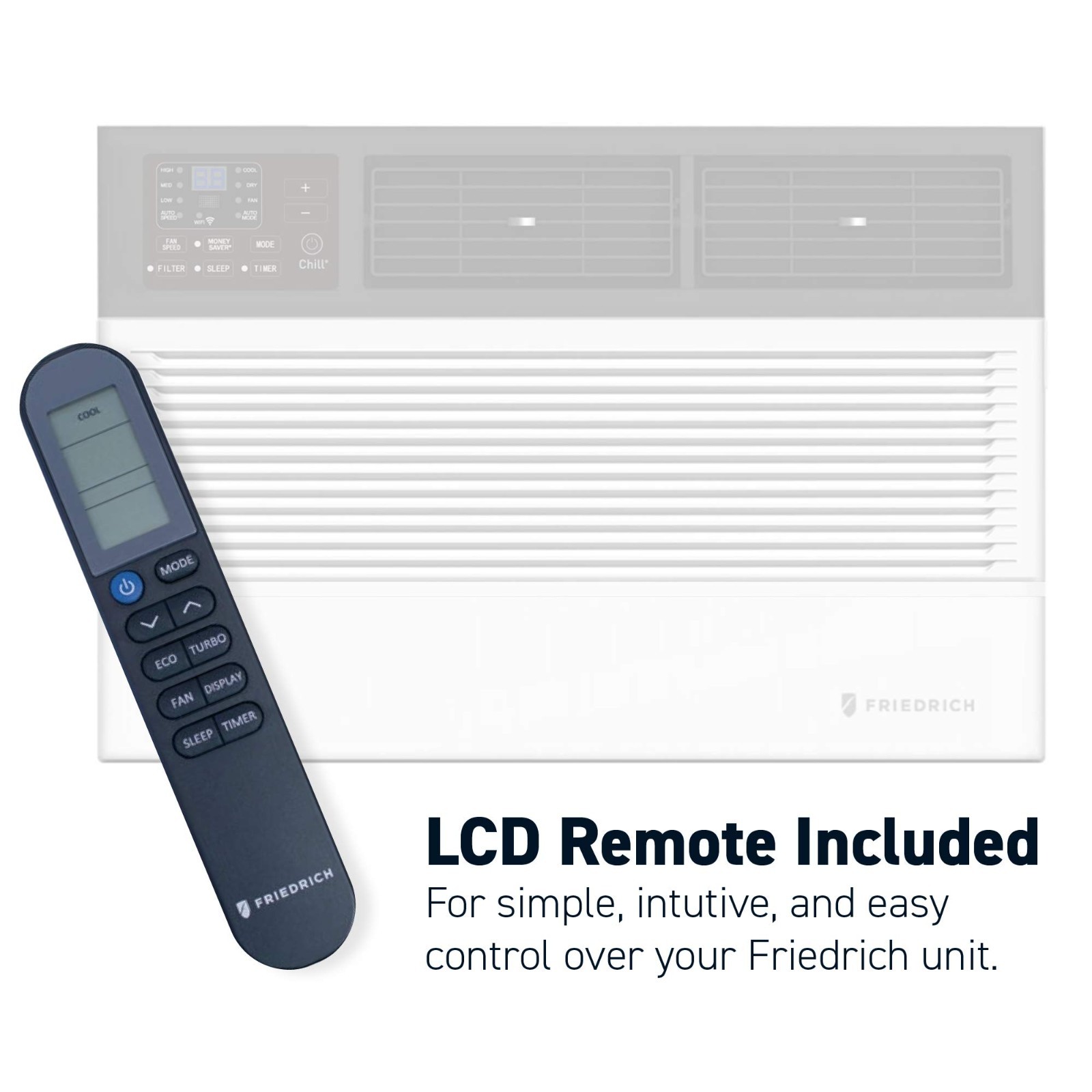 Friedrich 12,000 BTU Window Heat & Cool Air Conditioner CEW12B33B Wi-Fi 230V