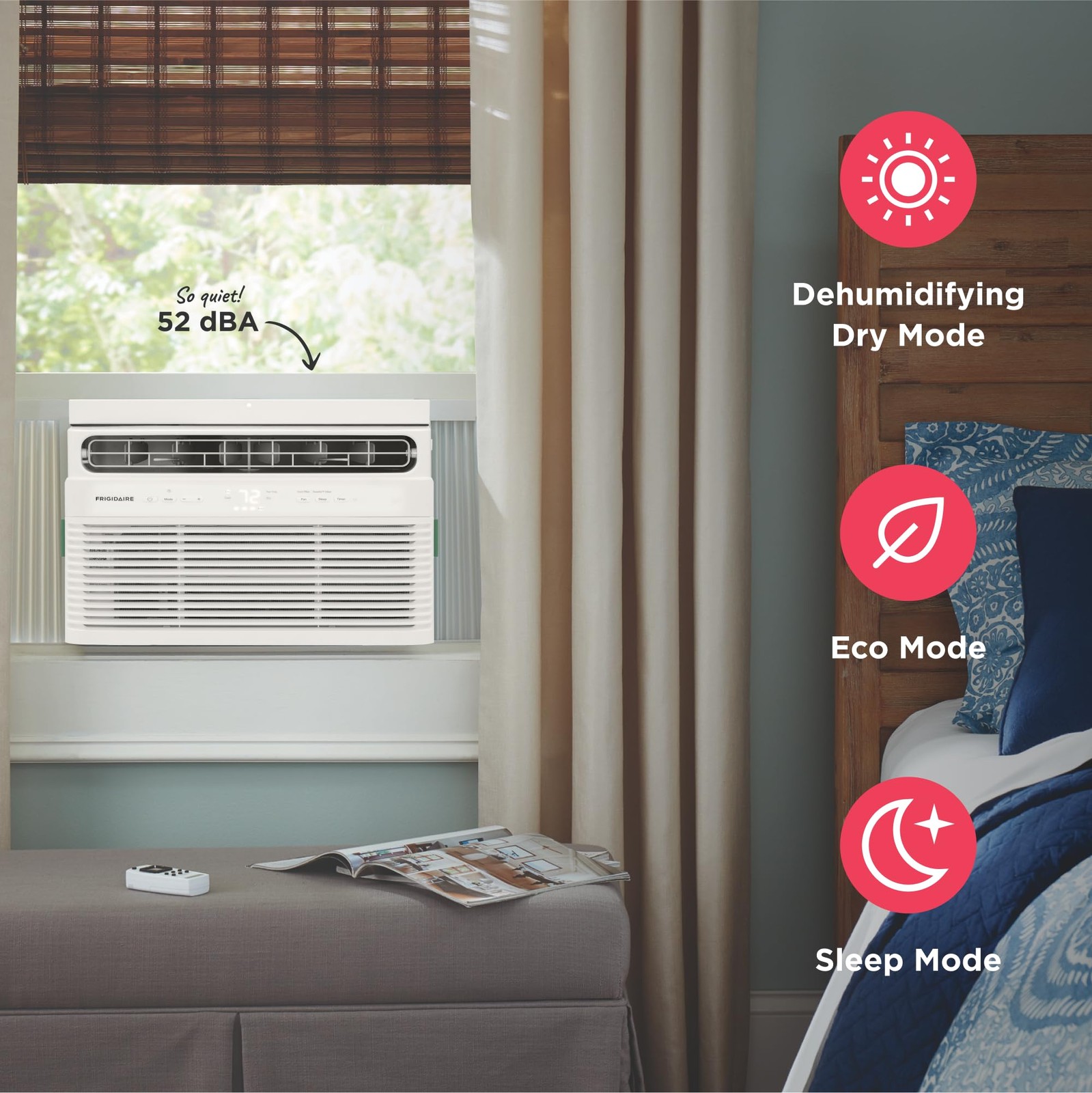 Frigidaire 5,000 BTU Window Air Conditioner with Remote Control, Cools Up to …