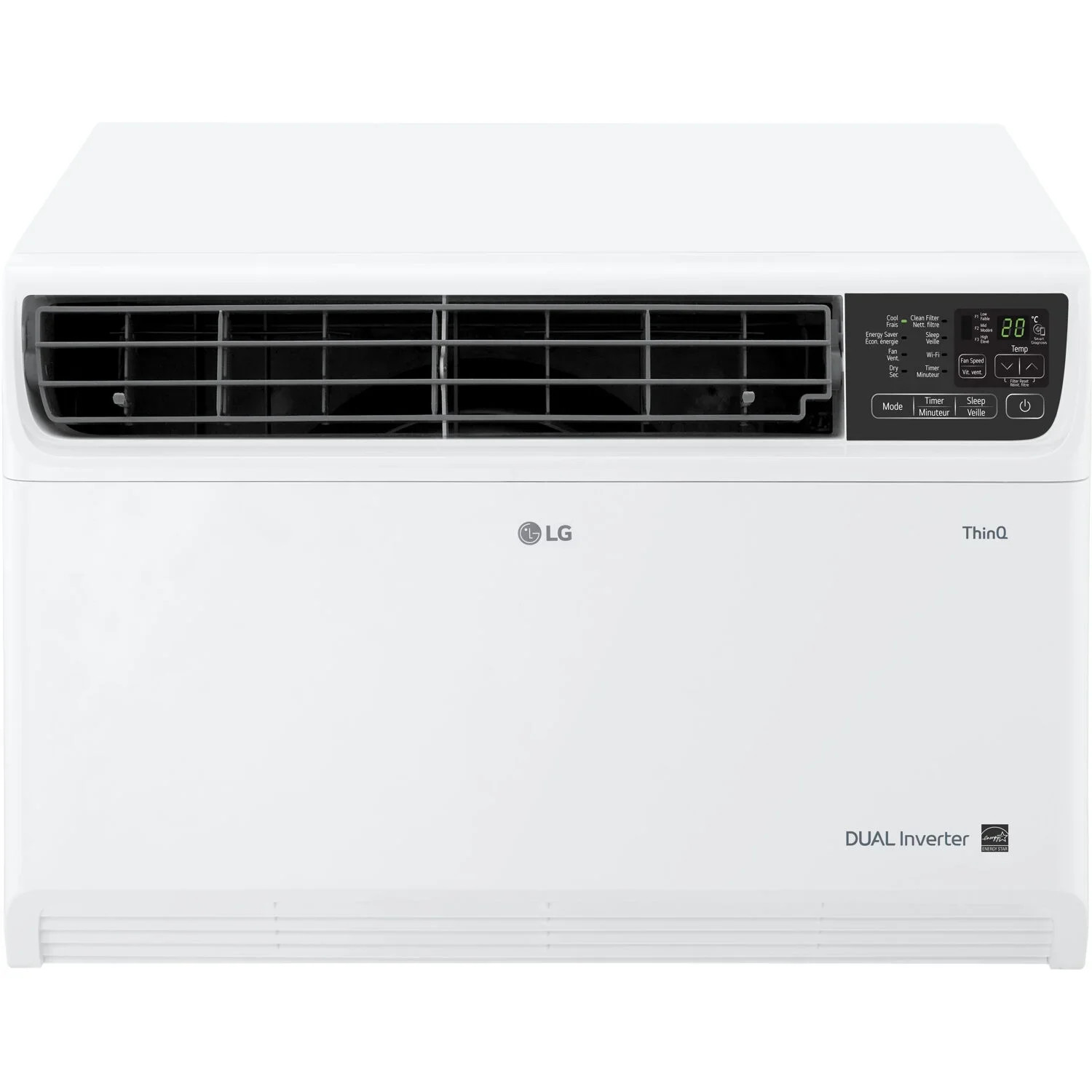LG LW1522IVSM 14,000 BTU 700 Sq. ft 115-Volt New Window Air Conditioner with Wi-