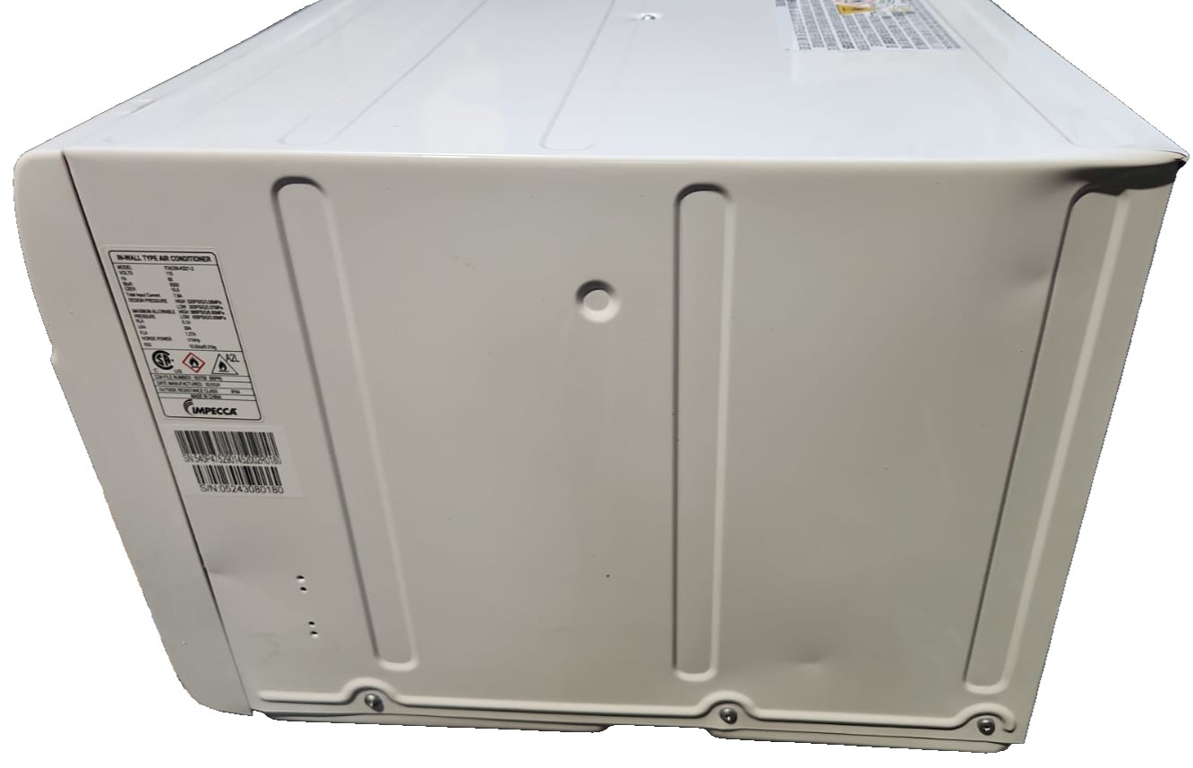 IMPECCA 8,300BTU Through-The-Wall Air Conditioner, Remote, 115V, E-Star#1