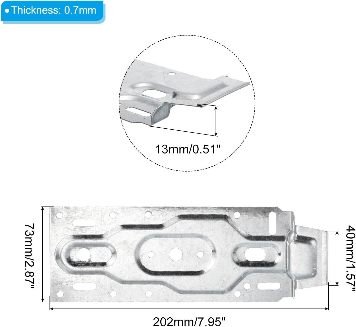 Air Conditioner Wall Mount Bracket, Indoor Internal Unit Universal Hanging Pl…