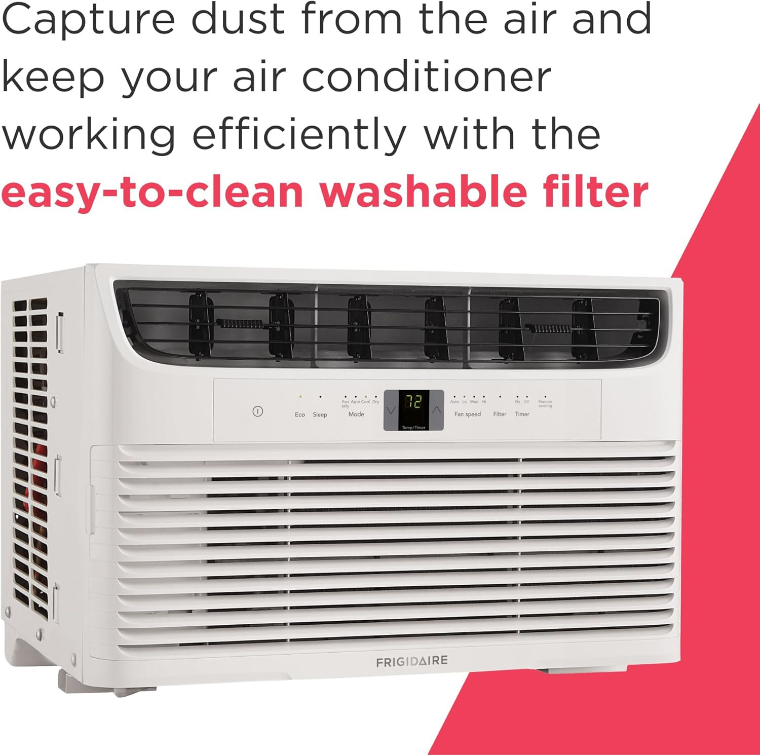 Frigidaire 6,000 BTU Window Air Conditioner with Remote Control, Cools up to 250