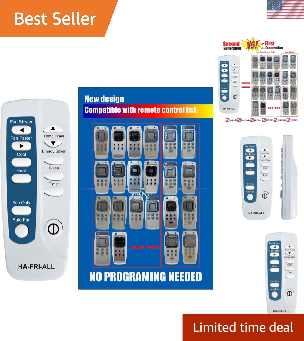 Universal Infrared Remote Control for Frigidaire Air Conditioners – Easy Setup!