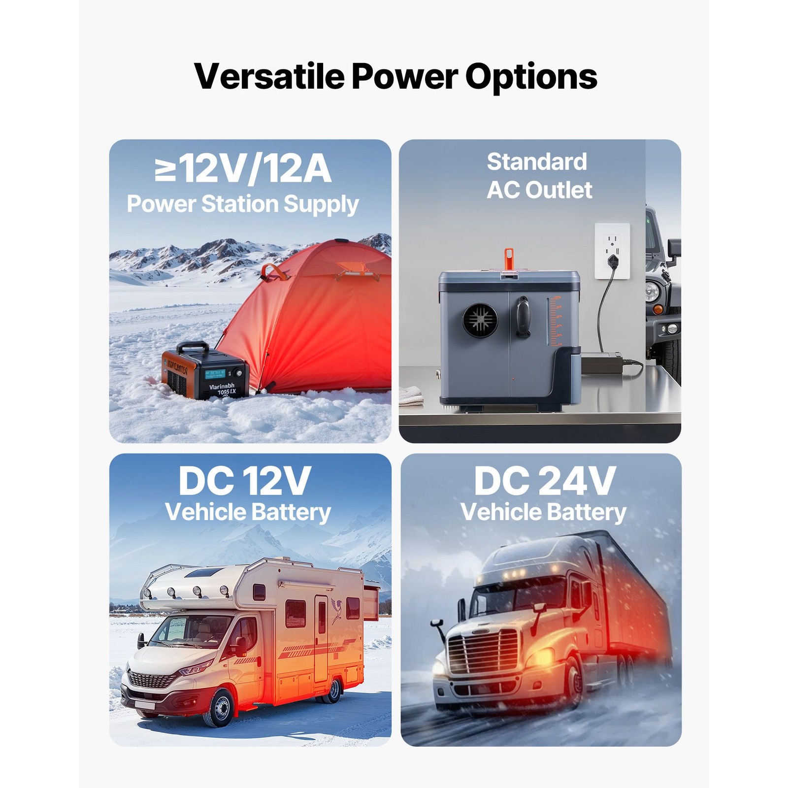 8KW 12V/ 24V Portable Diesel Heater with Bluetooth, Remote, LCD, 1.3 Gal Tank