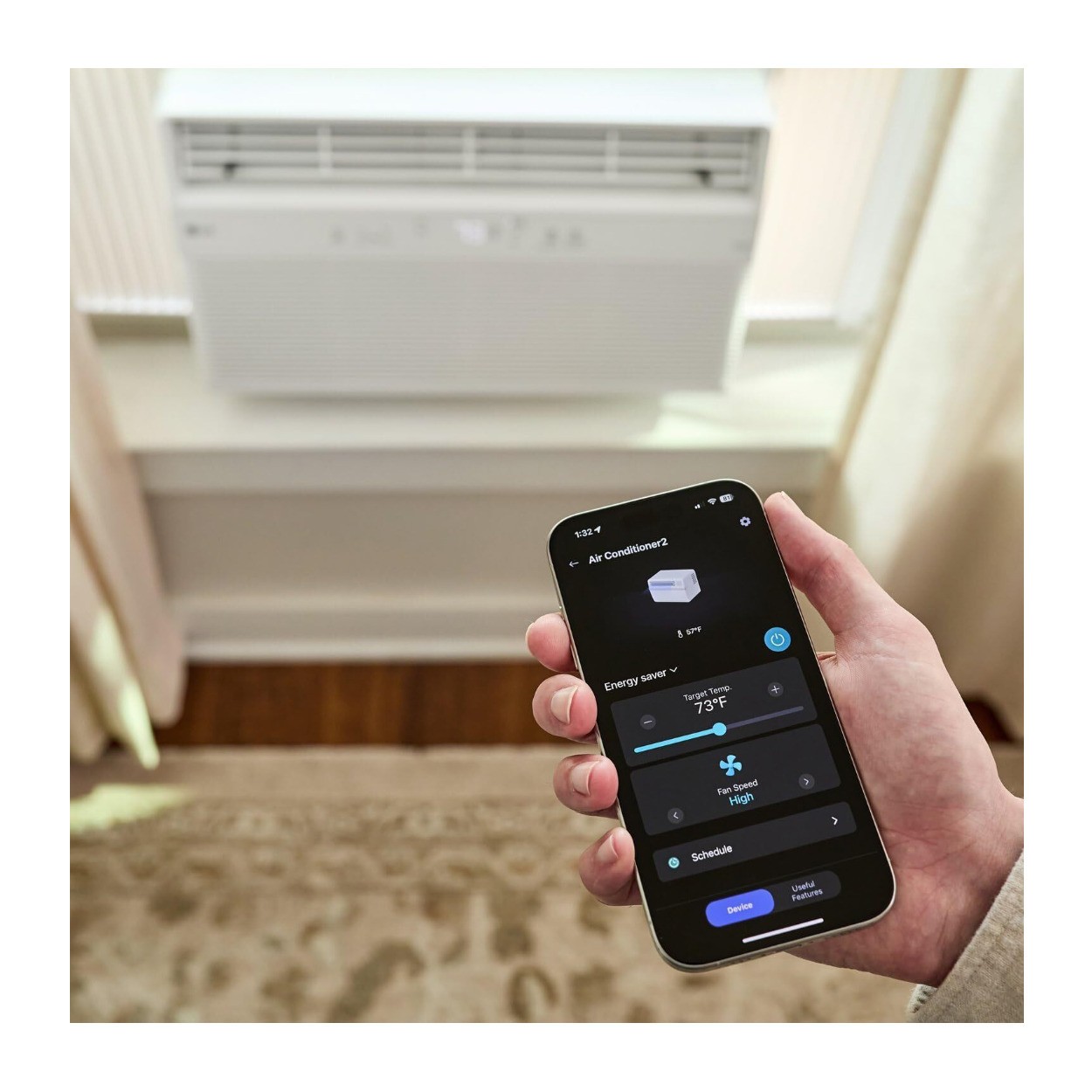 LG 8000 BTU Window Air Conditioner with Wifi Controls (White)