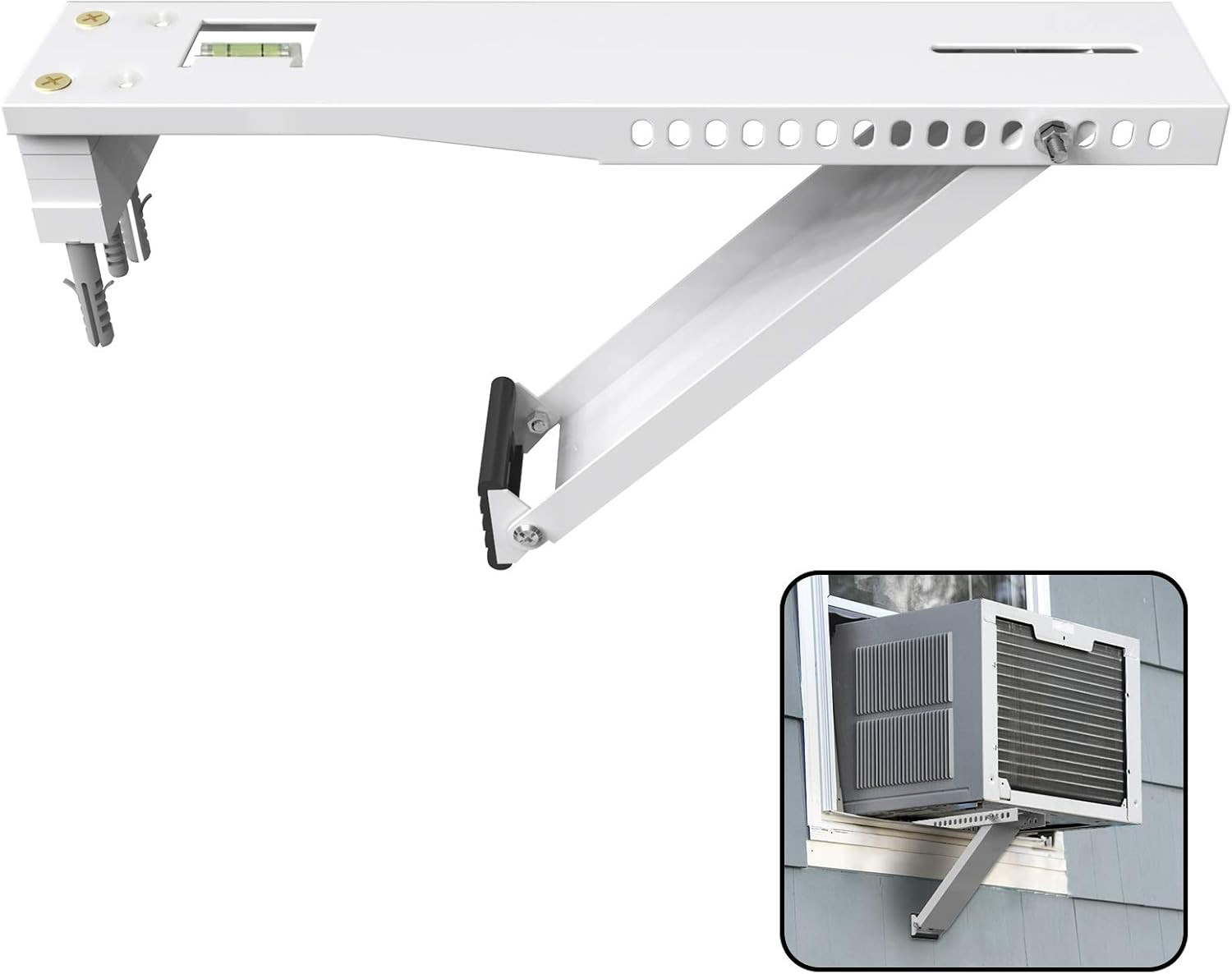 BJADE’S Universal Window Air Conditioner Bracket,Light Duty,Support up to 85Lbs,