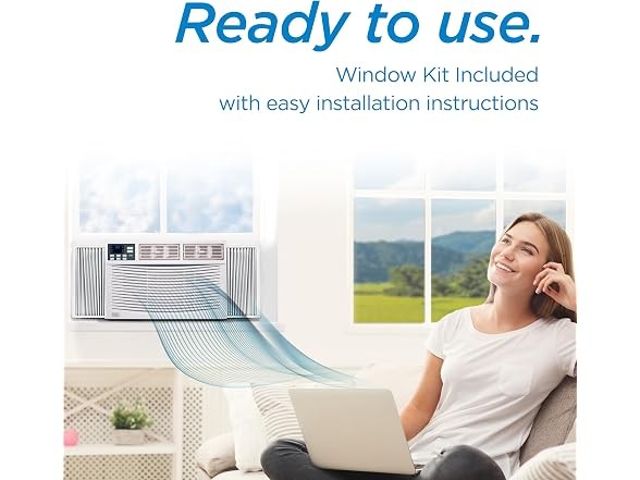 BLACK+DECKER BWAC08WTB 8,000 BTU Window AC