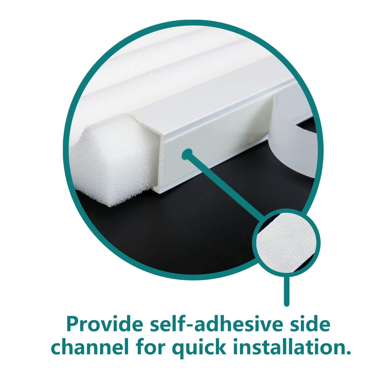 Window Air Conditioner Insulation Foam Panels Kit, 17″x9″x7/8″, Energy Saver, Wh