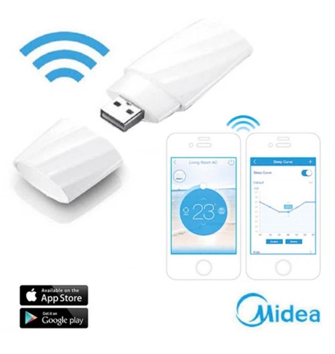 WiFi WiFi USB Smart Kit USB Stick Midea Mission Air Conditioner Air Conditioner