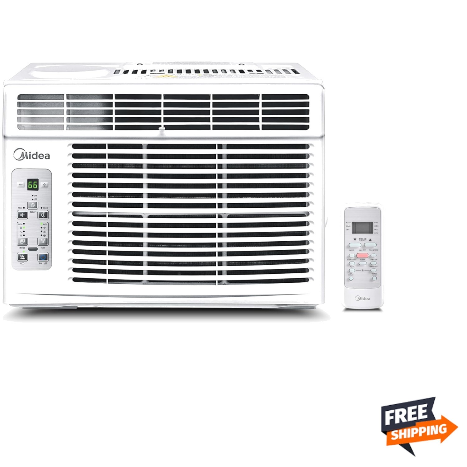 5,000 BTU Window Air Conditioner, Cools up to 150 Sq. Ft. with Easy-to-Use Re…