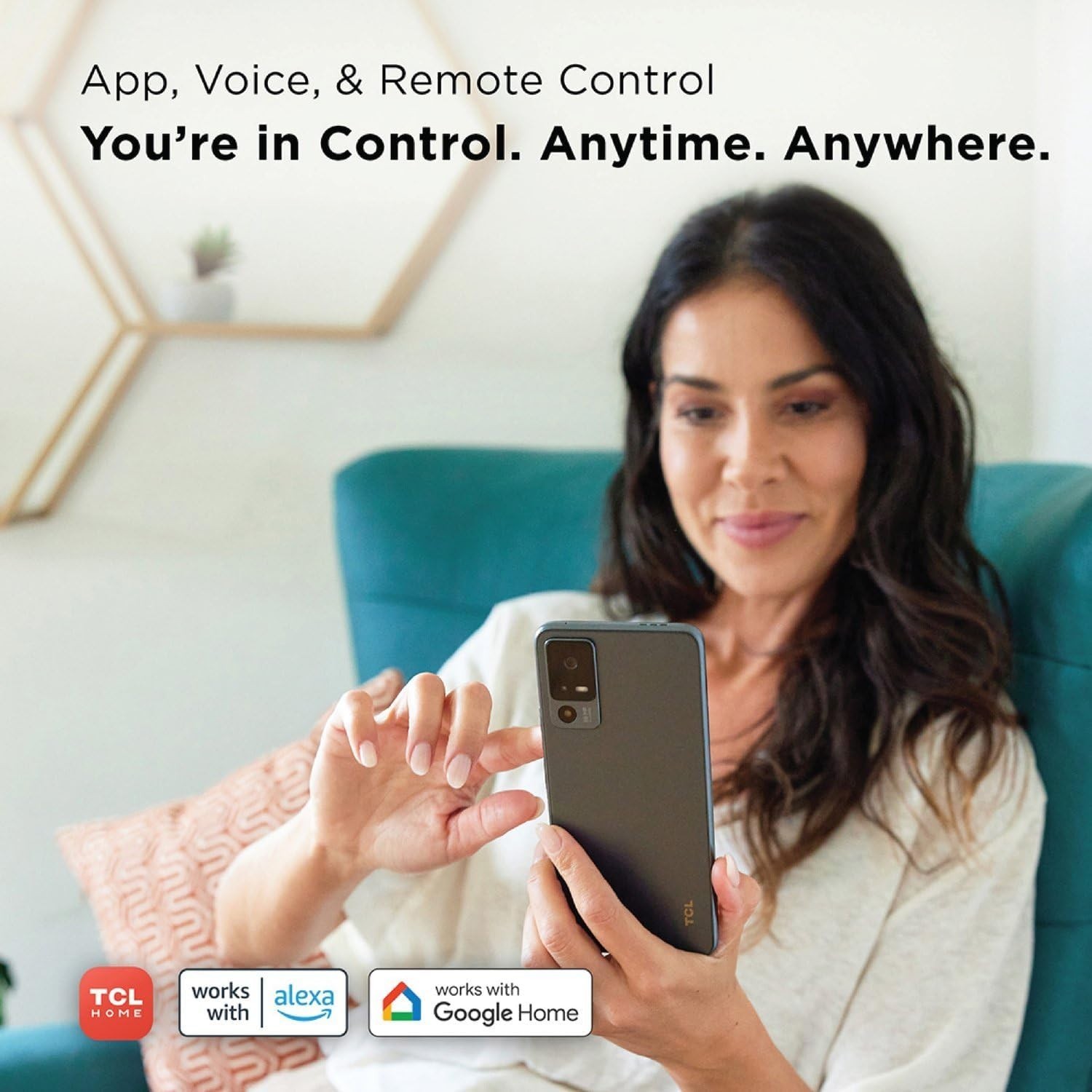 TCL 8,000 BTU Smart Through-The-Wall Air Conditioner, Alexa Google Assistant
