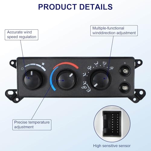 P55056569AC A/C Heater Climate Control Module Compatible with 2006-2008 Dodge