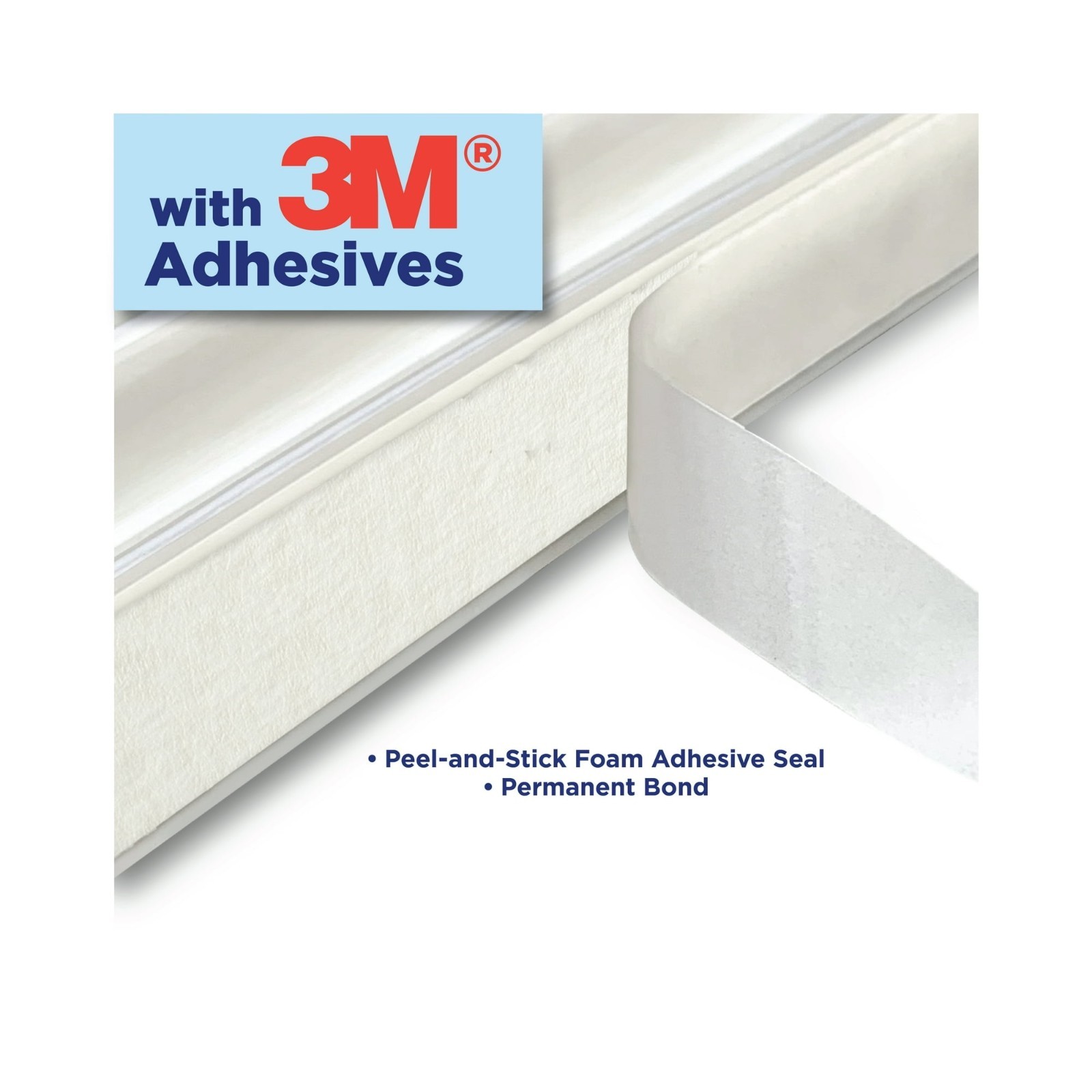 Adhesive Replacement Window Air Conditioner Side Panels, 19″ H x 12″ W