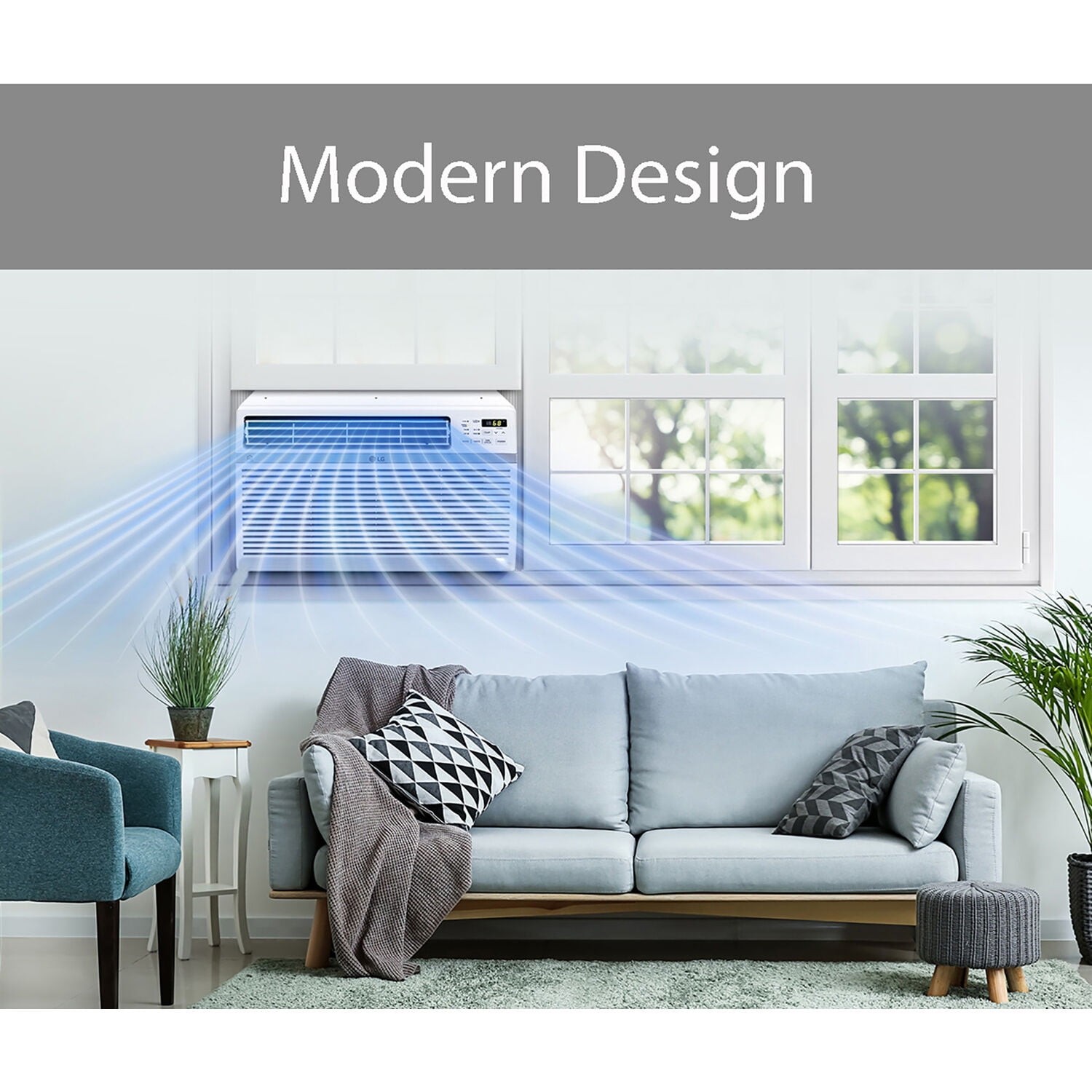 LG 18,000 BTU WINDOW AIR CONDITIONER WITH REMOTE, LW1816ER – – Scratch & Dent