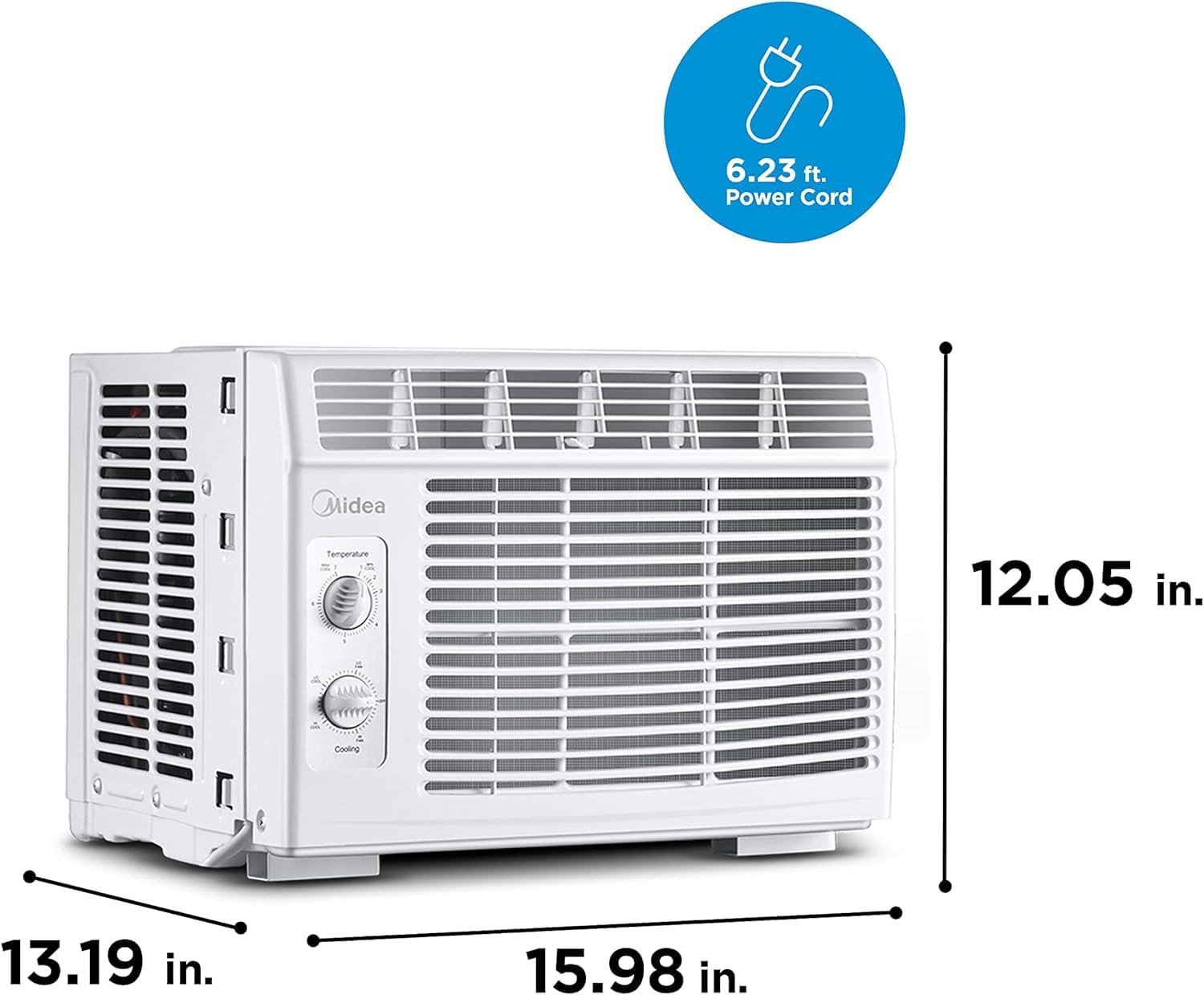 5,000 BTU Easycool Small Window Air Conditioner – Cool up to 150 Sq. Ft. with Ea