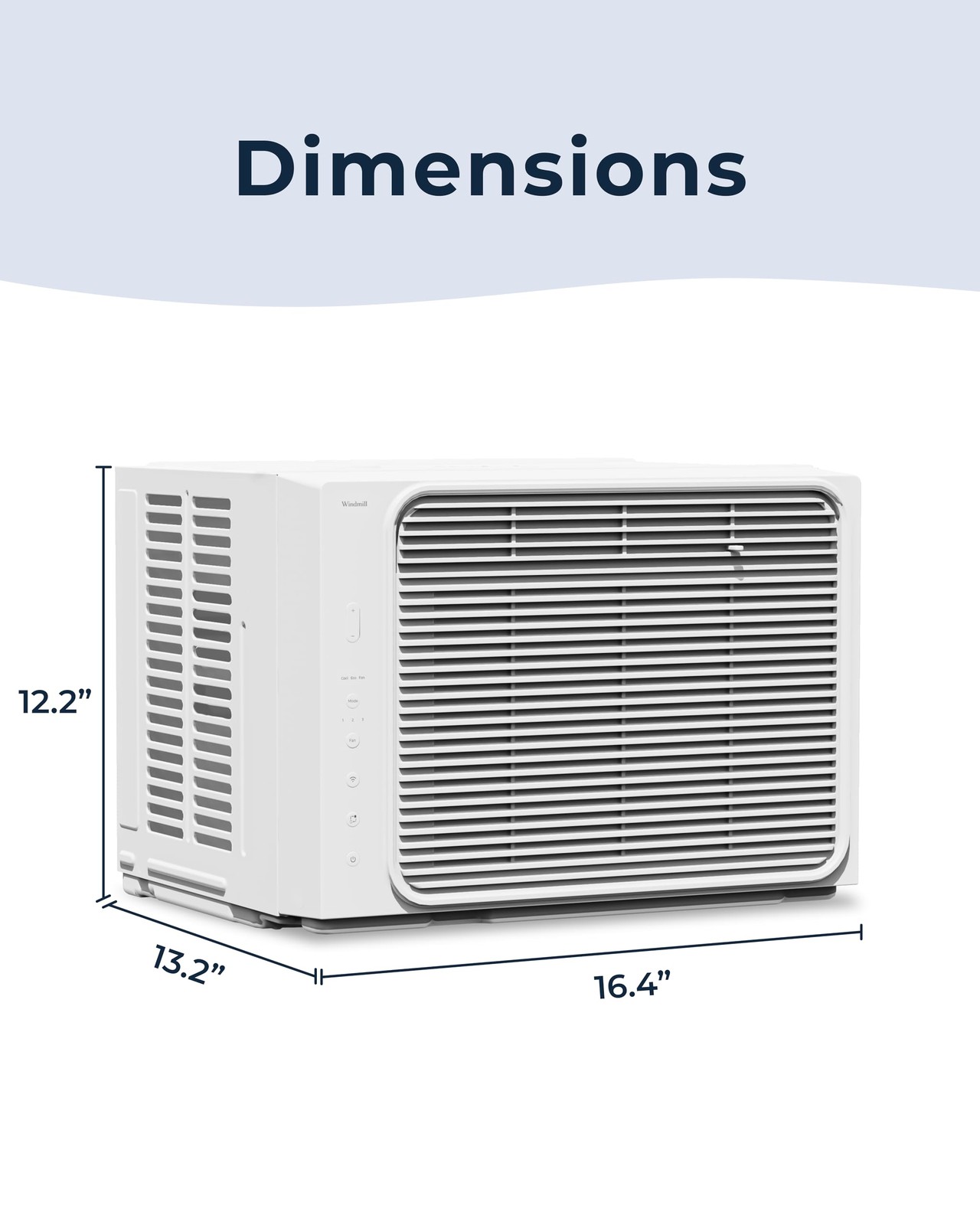 Windmill 5,000 BTU Window Air Conditioner Cools up to 150 Sq. Ft. Easy Inst…