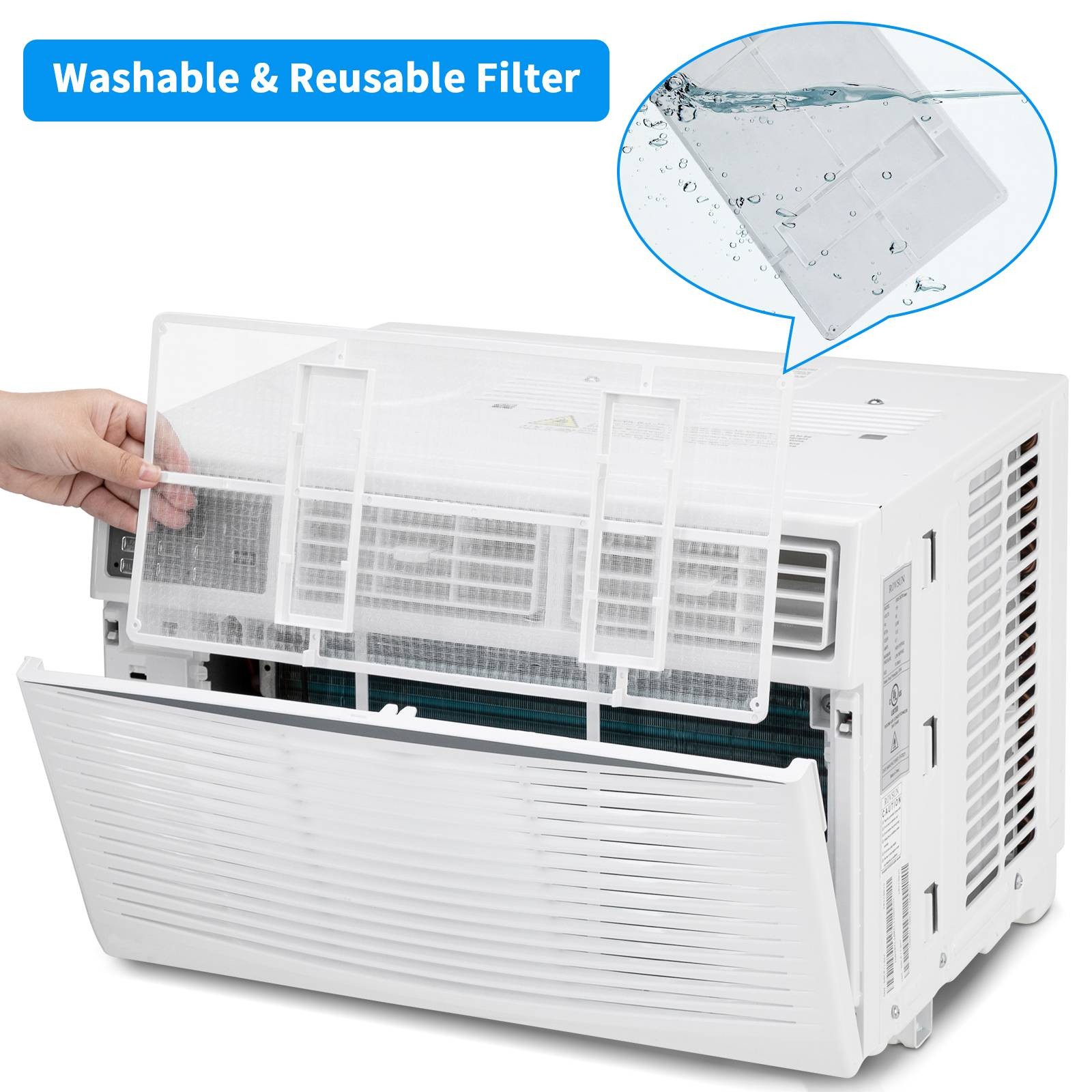 18000 BTU[WIFI APP Control]Window Air Conditioner AC Unit w/Remote Control