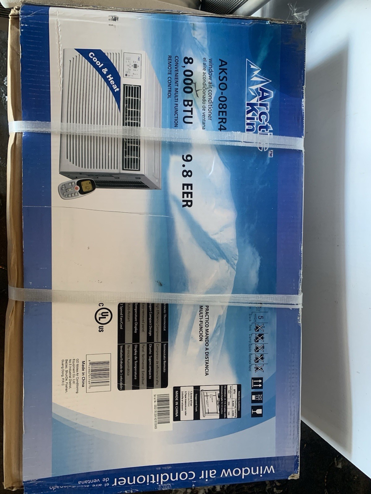 Brand New Artic King 8,000 BTU AC – Heat/Cool