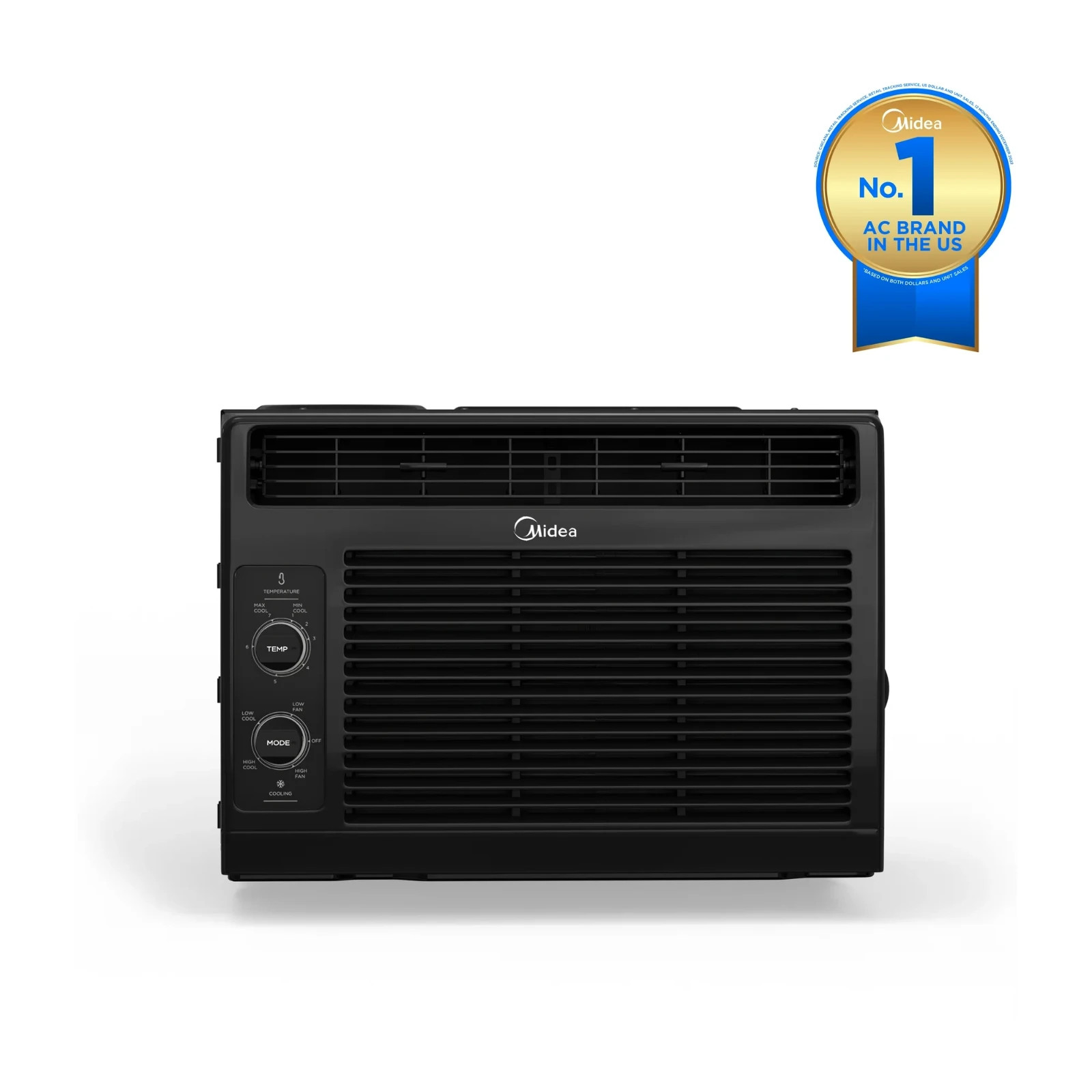 Midea 5,000 BTU Room Window Air Conditioner Mechanical Control AC Black New
