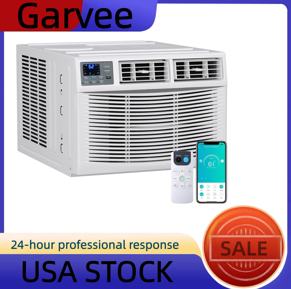 Window Air Conditioner with Heat 23200 BTU, App & Voice Control Alexa Assistant,