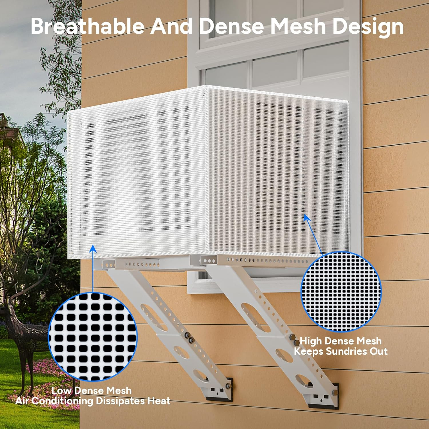 Air Conditioner Mesh Cover Midea U Shaped AC 8000BTU 10000BTU 12000BTU