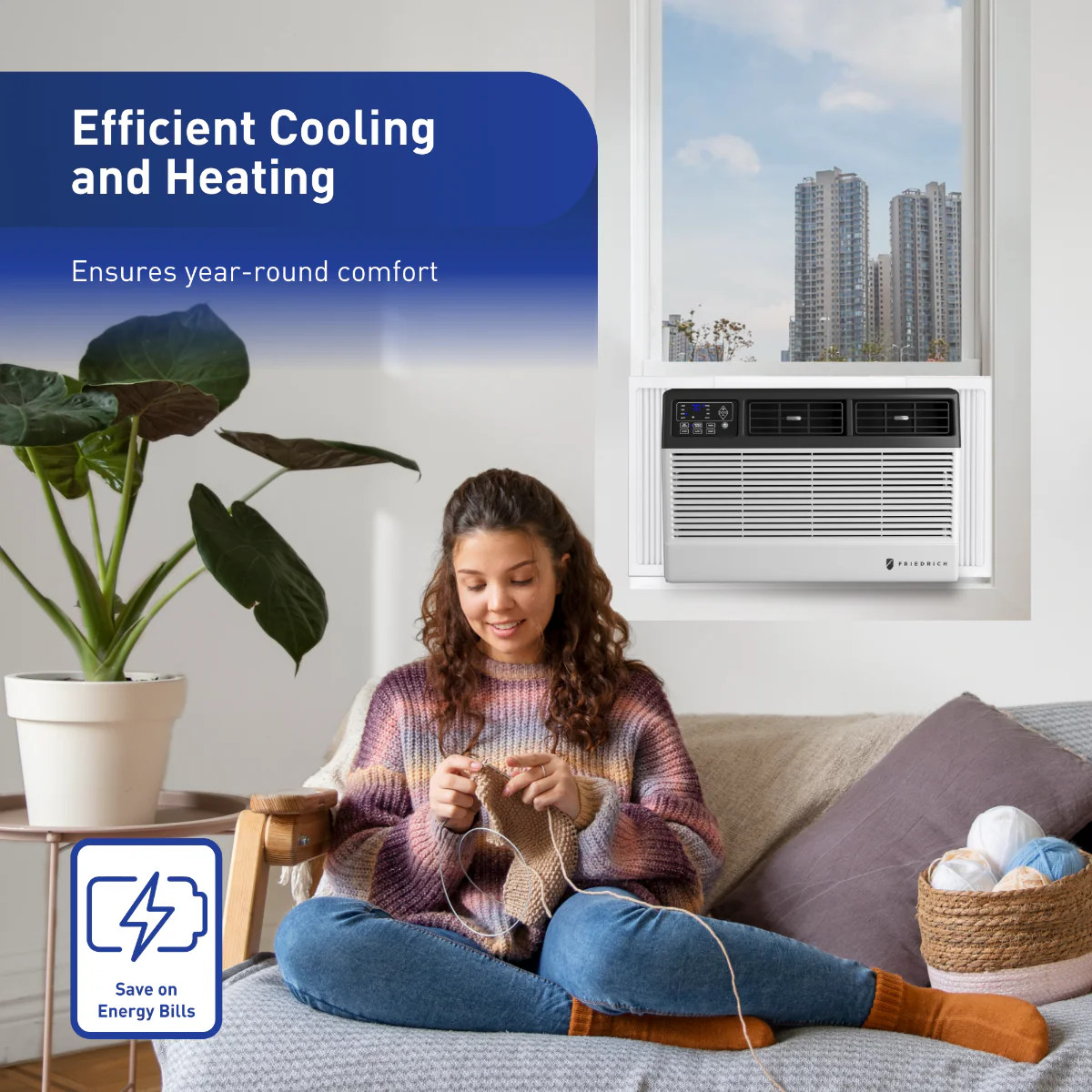 Friedrich 24,000 BTU Chill Premier Window AC with Heat