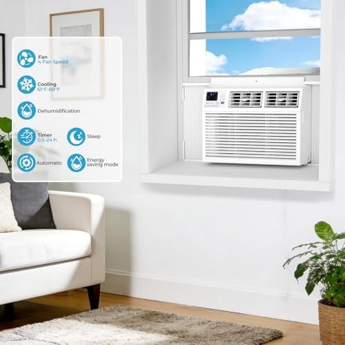 Electactic Window Air Conditioner 10,000 BTU, Air Conditioner Window Unit Up …
