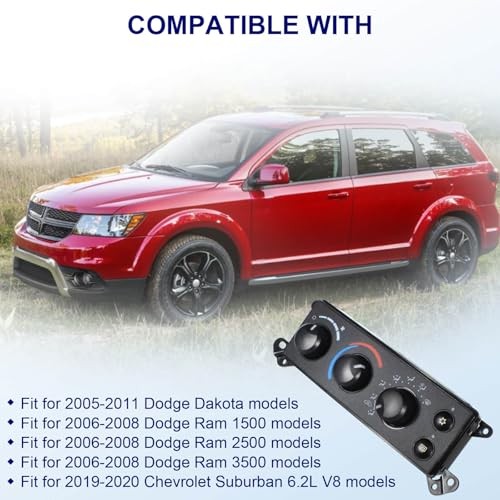 P55056569AC A/C Heater Climate Control Module Compatible with 2006-2008 Dodge