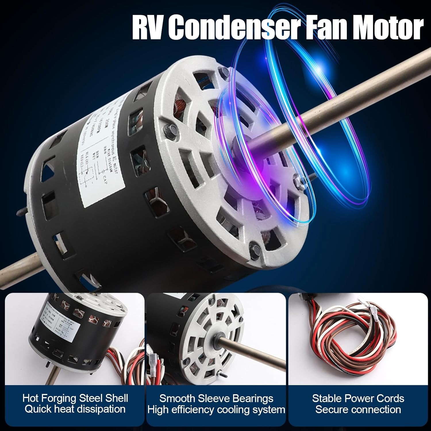 High-Performance RV Air Conditioner Condenser Fan Motor