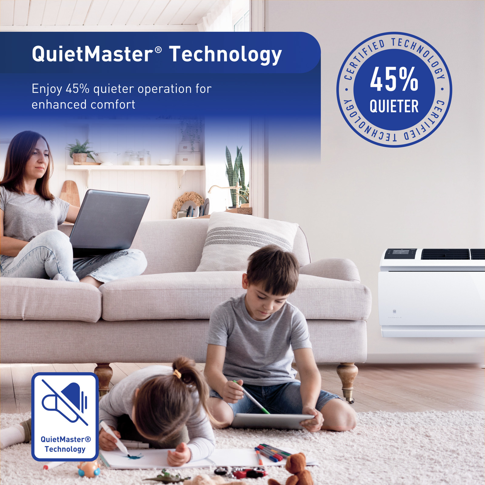 Friedrich WallMaster Thru-Wall AC 11,100 – 16,800 BTU 230V Cool Only