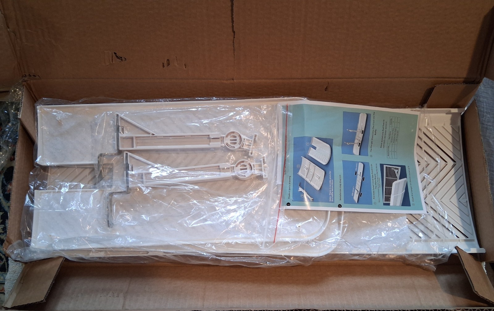 2 Qiandahom AC Air Vent Deflectors for Central Air Conditioner’s Register&Grille