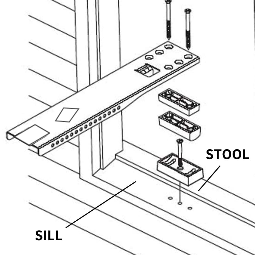 Window Air Conditioner Bracket- Universal AC Support Bracket Heavy Duty, Support