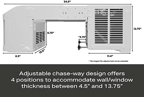 GE ClearView Window AC 8300 BTU Smart Ultra Quiet Cools 350 sq.ft – Refurbished